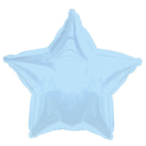 18" Powder Blue Star Shape Cti