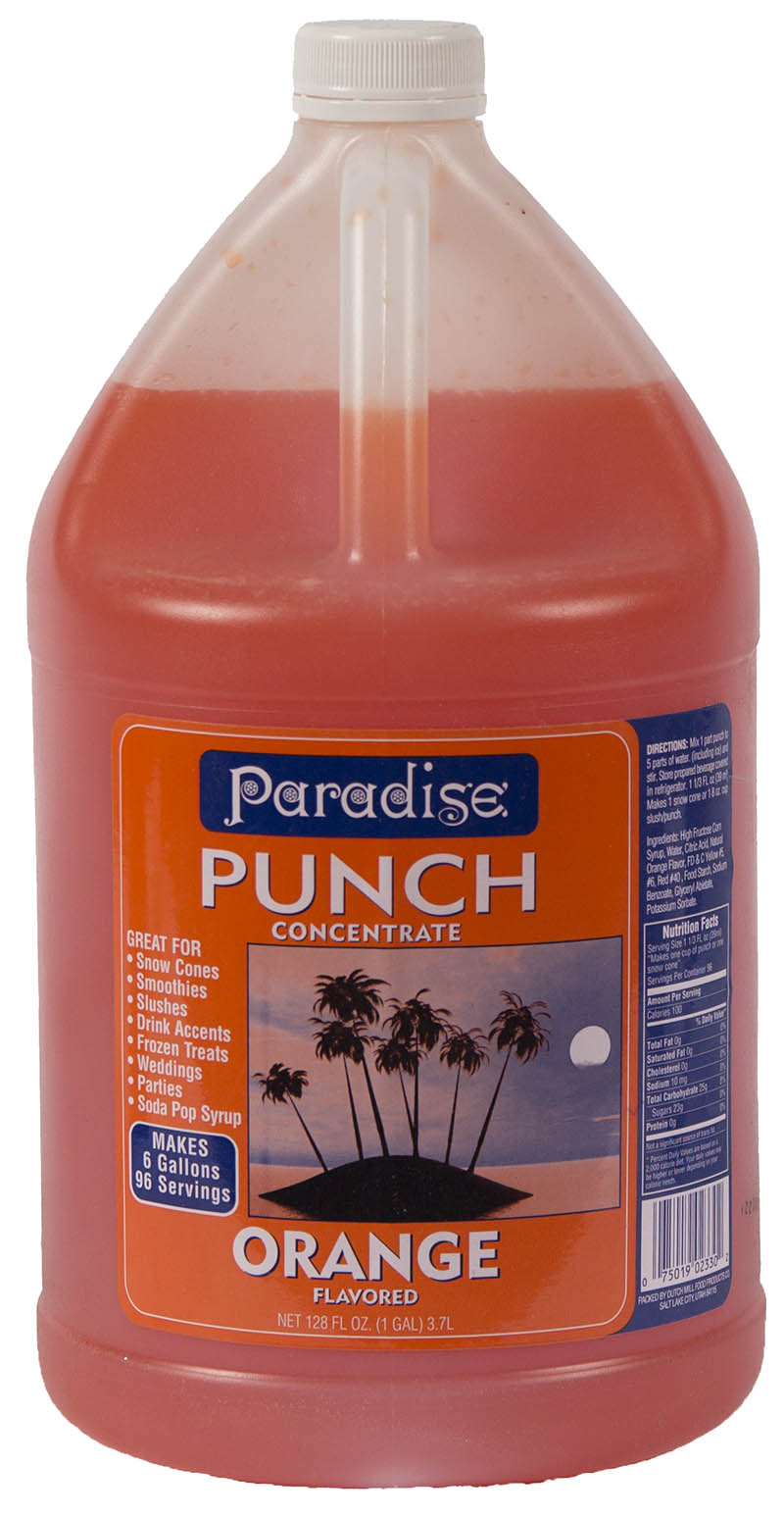 Orange Punch Base (Gallon)